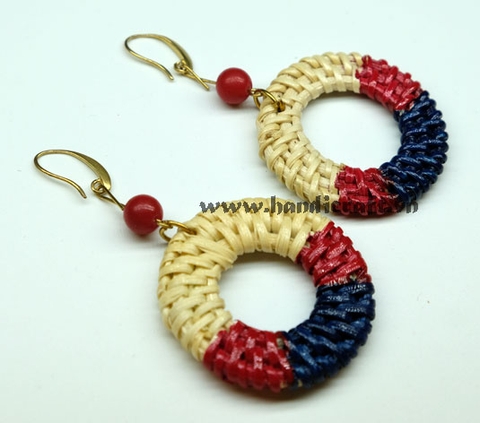 Rattan Earrings