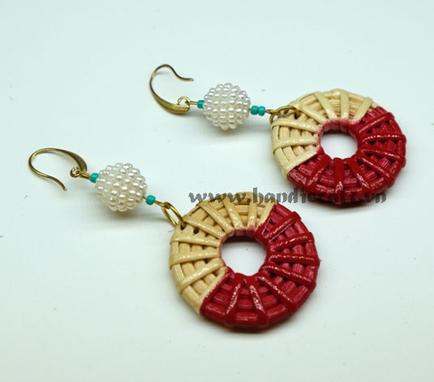 Rattan Earrings