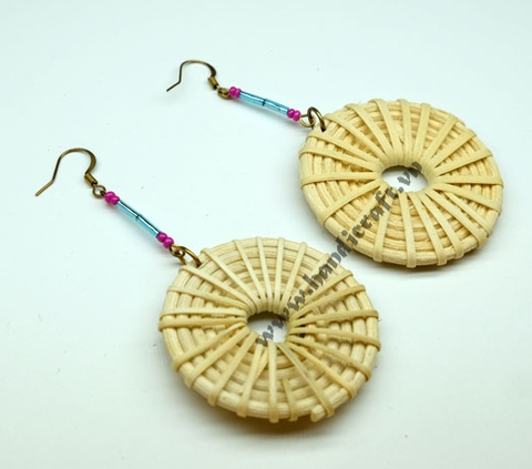 Rattan Earrings