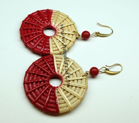 Rattan Earrings