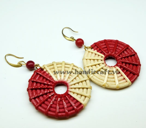 Rattan Earrings