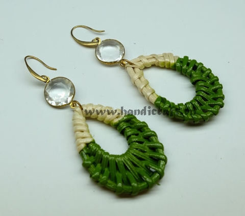 Rattan Earrings