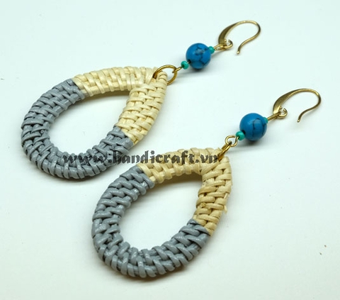 Natural Rattan Earrings