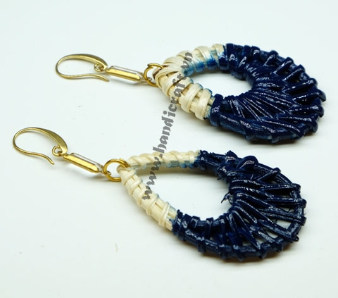 Natural Rattan Earrings