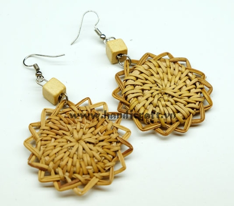 Rattan Earrings