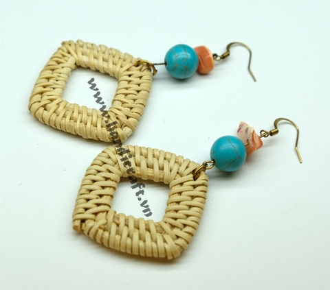 Rattan Earrings