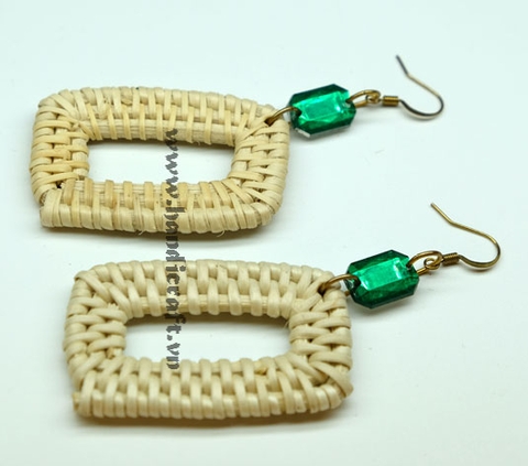 Rattan Earrings