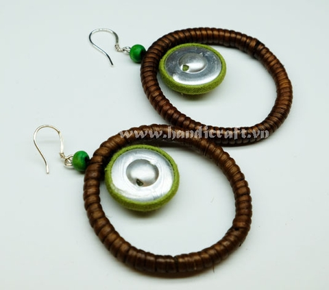 Natural Rattan Earrings