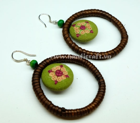 Natural Rattan Earrings