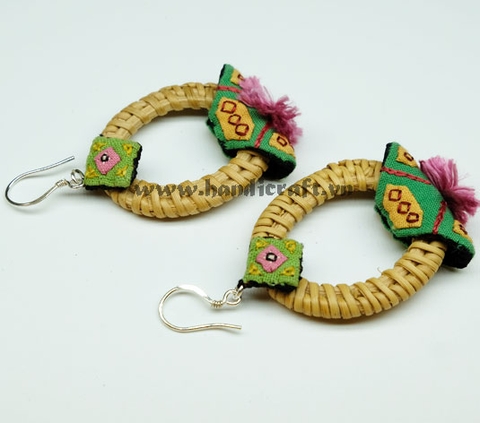 Rattan Earrings