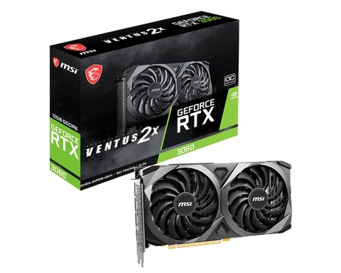 Card màn hình MSI GeForce RTX 3060 Ventus 2X OC 12G