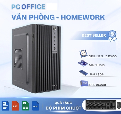 PC Văn Phòng - PC ProGear Office 06 ( i5 12400 - 8GB RAM - SSD 250GB - 450W)