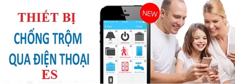 Công nghệ báo trộm qua điện thoại đột phá của thiết bị an ninh ES