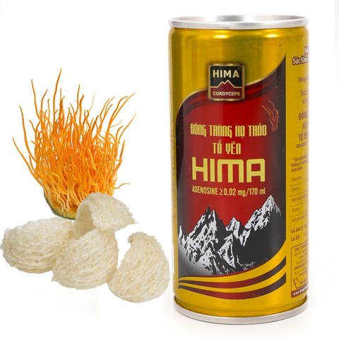 Đông Trùng Hạ Thảo tổ yến lon hiệu HIMA 170ml