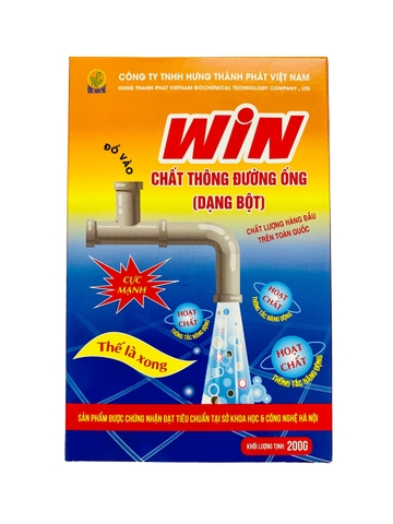 CHẤT THÔNG ĐƯỜNG ỐNG WIN 200G (DẠNG BỘT)