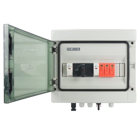 Hộp kết nối PV  8way-12way-18way-24way năng lượng mặt trời CE WSDB-PV1/1 IP65  cho hệ thống năng lượng mặt trời.