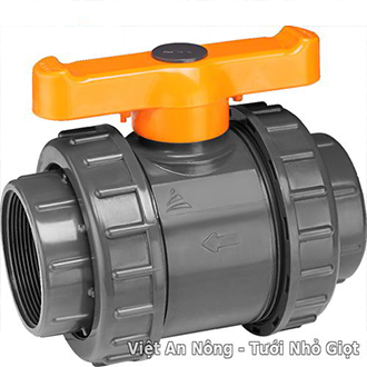 Van cầu rắc co hai đầu ren phi 60mm - Automat