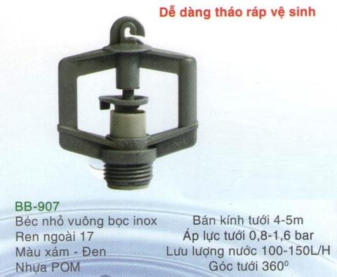 Béc tưới nhỏ 907 có móc treo