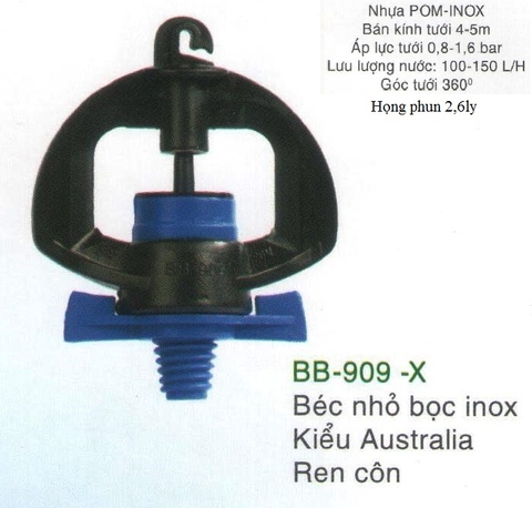 Béc tưới nhỏ 909 X