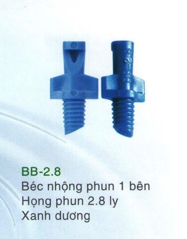 Béc bọ 180 độ tưới gốc BB-2,8 họng 2,8ly