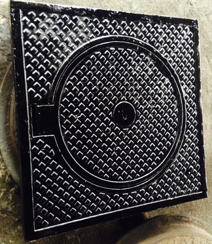 Nắp hố ga gang 800x800 tải 40 tấn