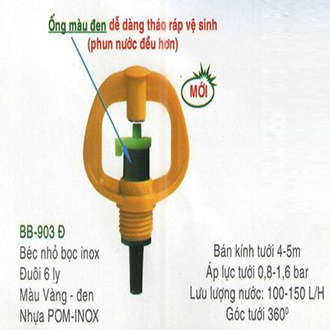 Béc tưới nhỏ 903 Đ 6ly