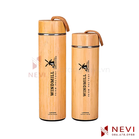 Bình Giữ Nhiệt Vỏ Tre 500ml