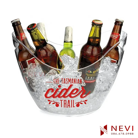 Xô Đá Nhựa Trong Suốt Cao Cấp