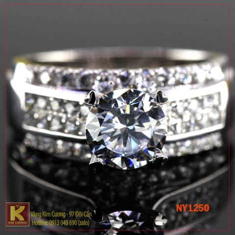 Nhẫn nữ kim cương nhân tạo giá rẻ tại Hà Nội