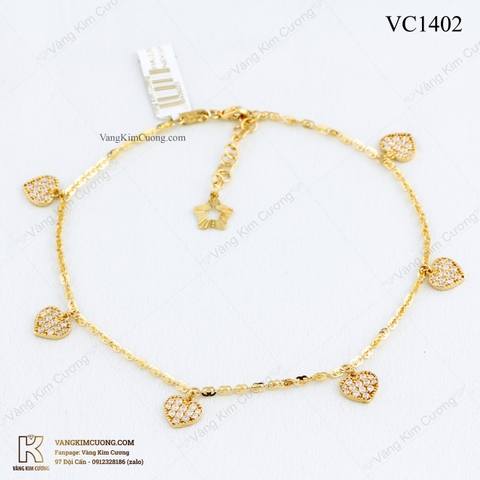 Lắc chân nữ vàng VY1402 Lắc Chân Nữ Vàng Vy1402