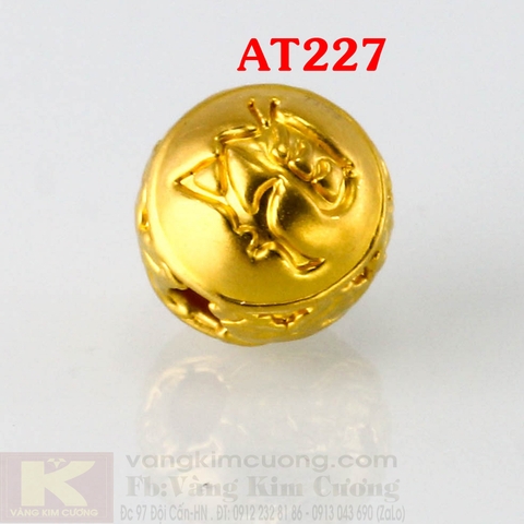 Charm hoa hồng 24k mã AG227