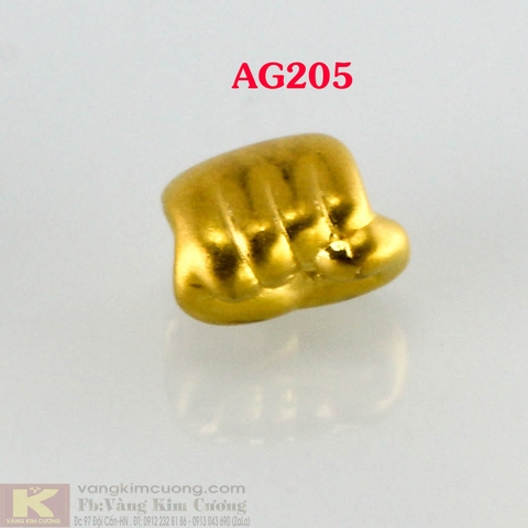 Charm nắm tay quyền lực 24k mã AG205