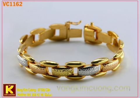 Lắc tay nam italy 18k VC1162