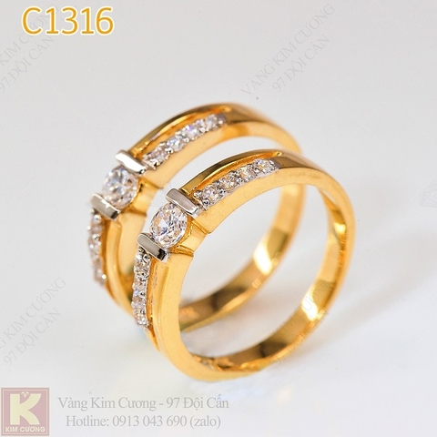 Nhẫn cưới vàng C1316