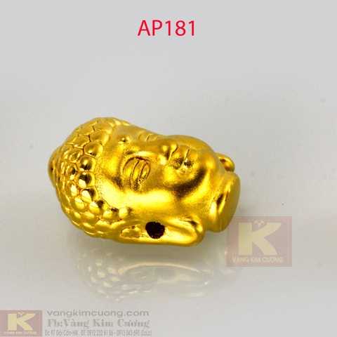 Charm mặt Phật A Di Đà vàng 24k mã AP181