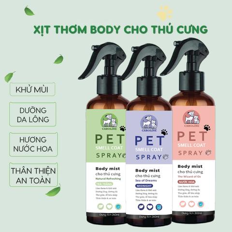 Bodymist xịt thơm cho thú cưng 1