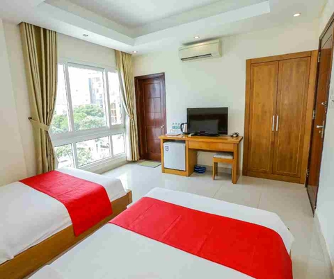 Phòng 2 Giường 1.2m ( Caroline Sea Hotel )