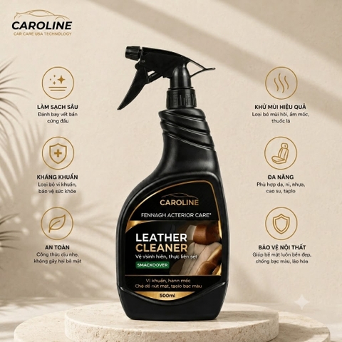 Chai Xịt Vệ Sinh Nội Thất Ô Tô Caroline 500ml