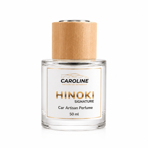 Nước Hoa Xe Hơi CAROLINE Cao Cấp (50ml/100ml) - Hương HINOKI Khử Mùi Hiệu Quả, Lưu Hương Lâu