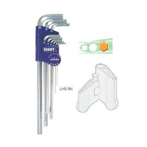 Bộ lục giác chìm EIGHT LHS-9N
