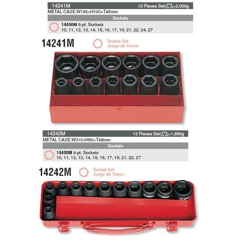 Bộ đầu khẩu 1/2 inch 14241M