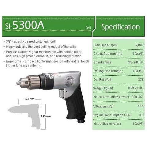Máy khoan 3/8 SI-5300A