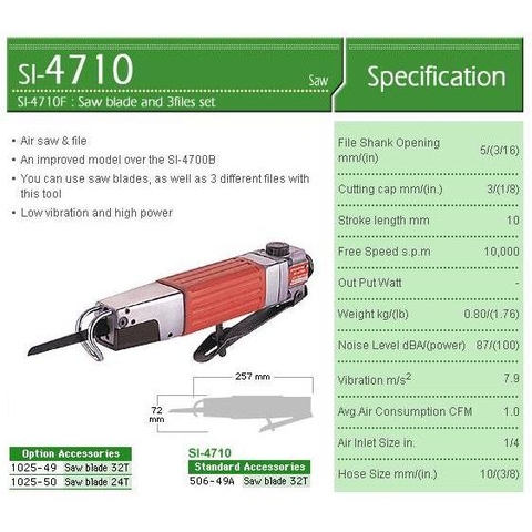 Máy cưa khí Shinano SI-4710