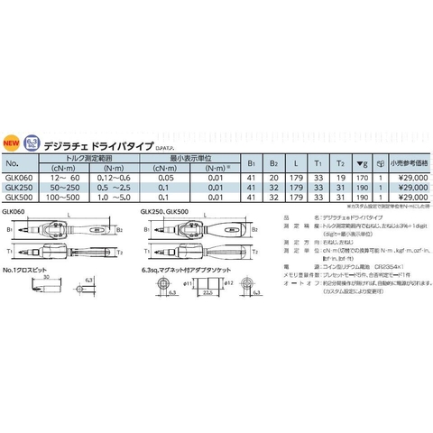 Tô vít cân lực KTC GLK060