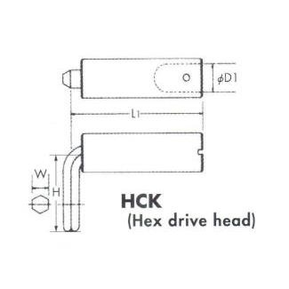 Đầu lục giác chìm Kanon dòng HCK