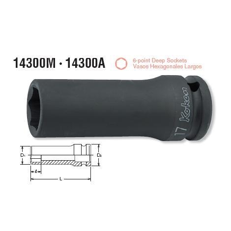 Đầu khẩu Koken 1/2 inch 14300M