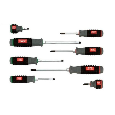 Bộ tô vít KTC cán cao su TPMD18