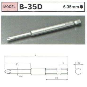 Đầu bits tô vít 4 cạnh B-35D