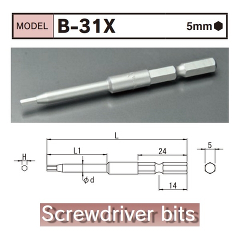 Đầu bits lục giác BiX B-31X