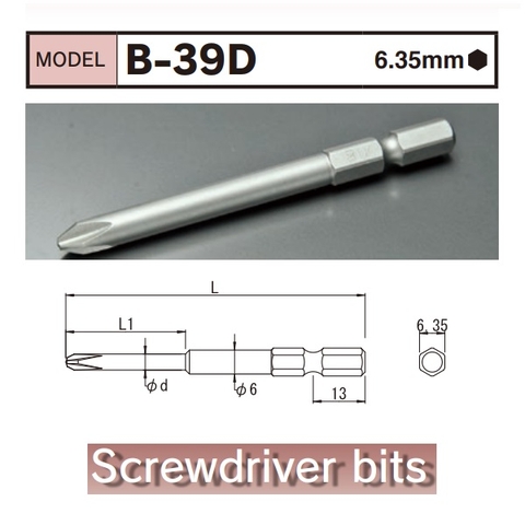 Đầu bits tô vít 4 cạnh B-39D